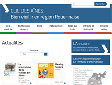 Tablet Screenshot of clic-rouen.fr